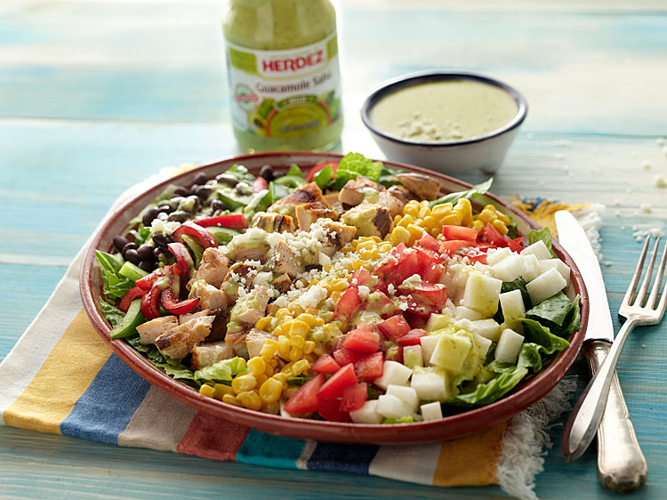 Megamex foods herdez guacamole salsa southwest cobb salad.