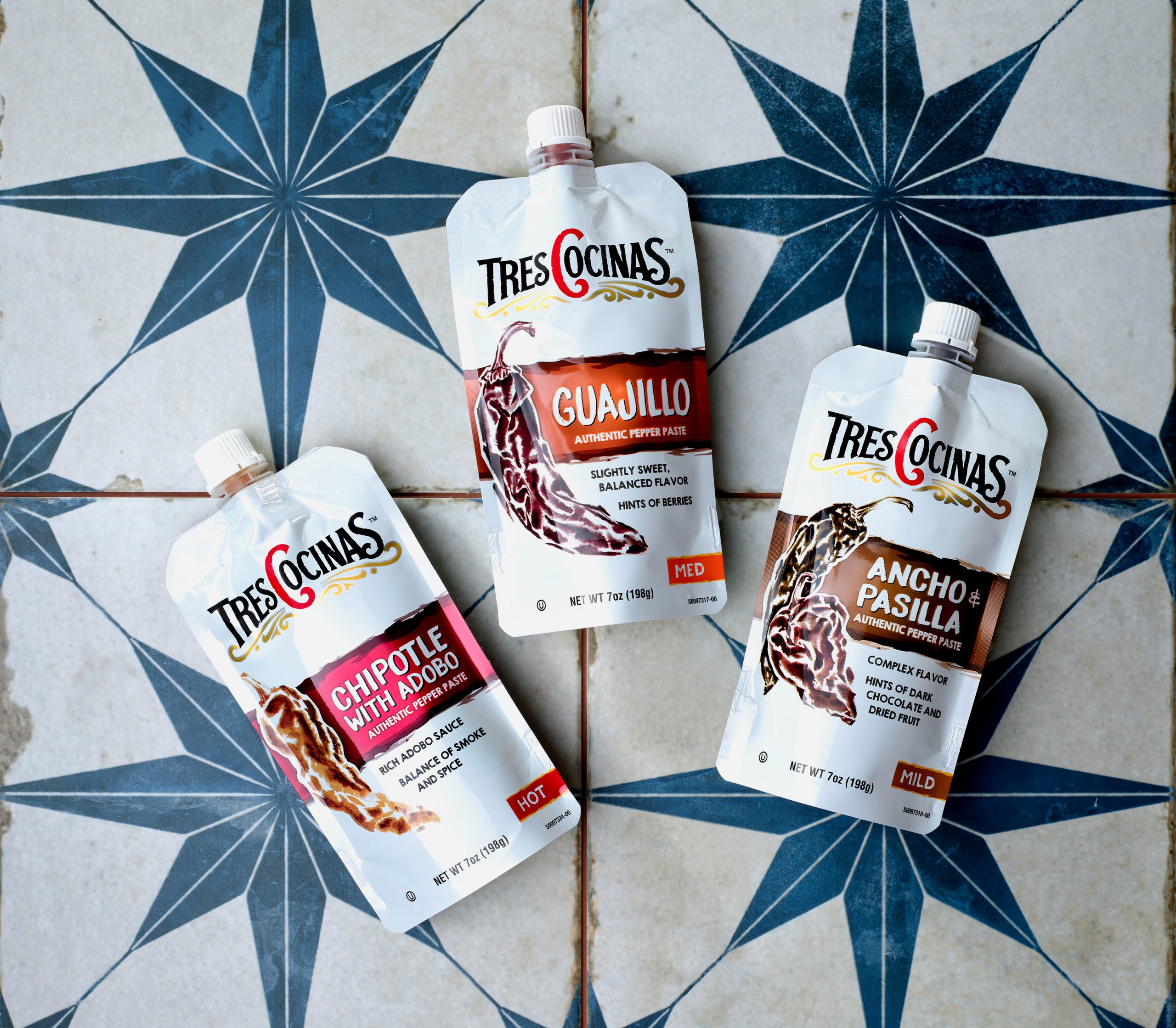 Megamex foods tres cocinas product packaging.