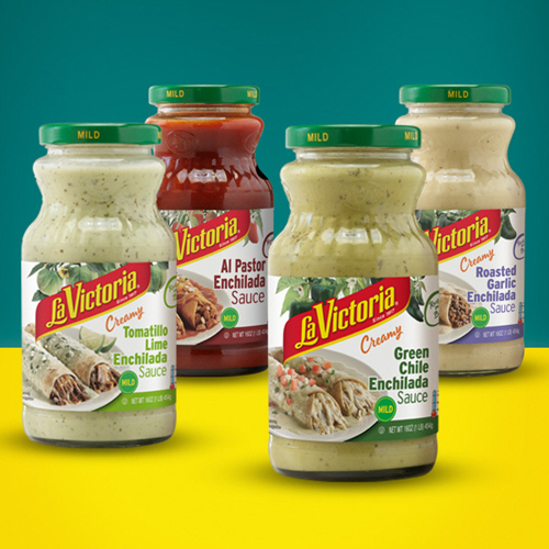 La Victoria enchilada sauces.