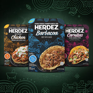 Herdez refrigerated entrees.