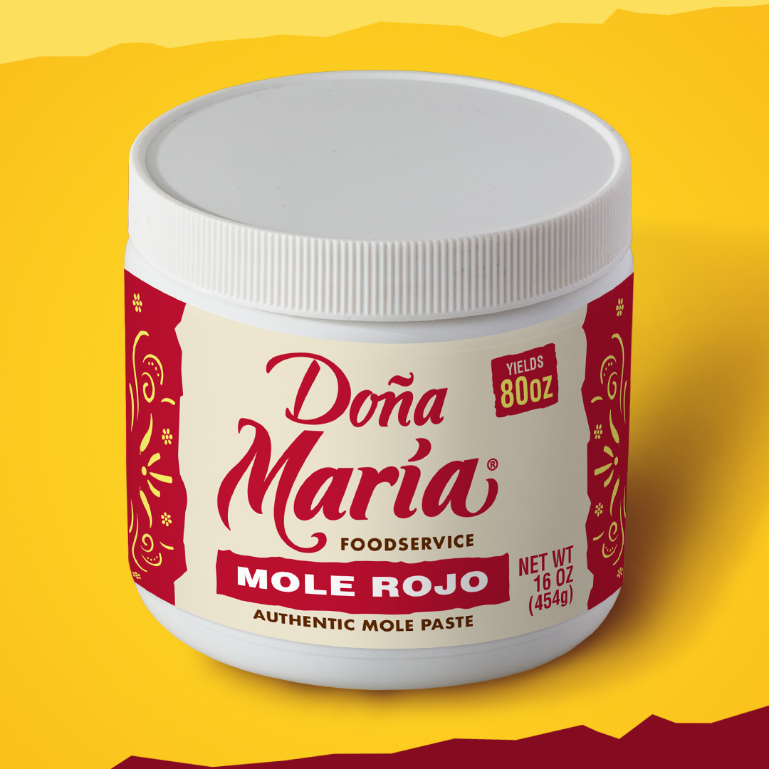 Dona Maria mole rojo authentic mole paste.