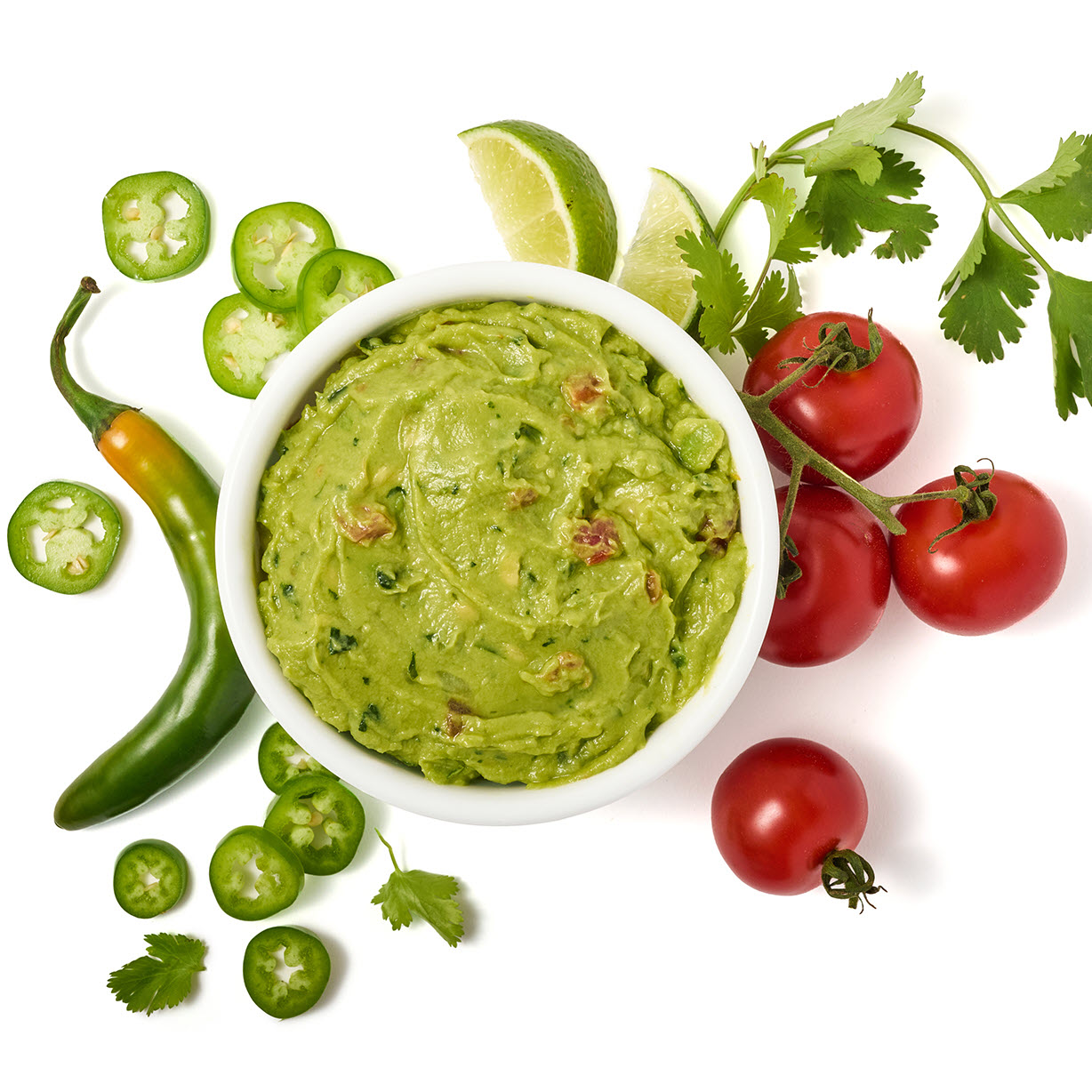 Wholly serrano lime guacamole.